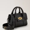 Mini Small Bayswater Schwarz Klassische Handtaschen mit Obergriff