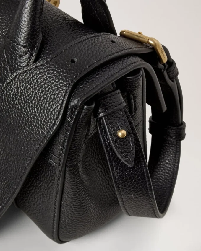 Mini Small Bayswater Schwarz Klassische Handtaschen mit Obergriff