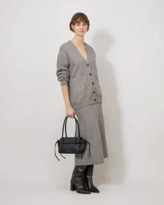 Mini Soft Bayswater Schwarz Heavy Grain Damen