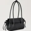 Mini Soft Bayswater Schwarz Heavy Grain Damen Mini Soft Bayswater Schwarz Heavy Grain Damen