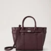 Mini Zipped Bayswater Black Cherry Small Classic Grain Mini Zipped Bayswater Black Cherry Small Classic Grain