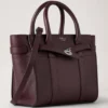 Mini Zipped Bayswater Black Cherry Small Classic Grain Mini Zipped Bayswater Black Cherry Small Classic Grain