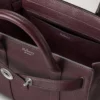 Mini Zipped Bayswater Black Cherry Small Classic Grain Mini Zipped Bayswater Black Cherry Small Classic Grain