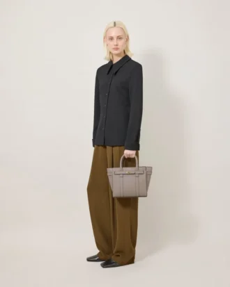mini zipped bayswater cashmere taupe small classic grain 2 330x413 - Mini Zipped Bayswater Cashmere Taupe Small Classic Grain