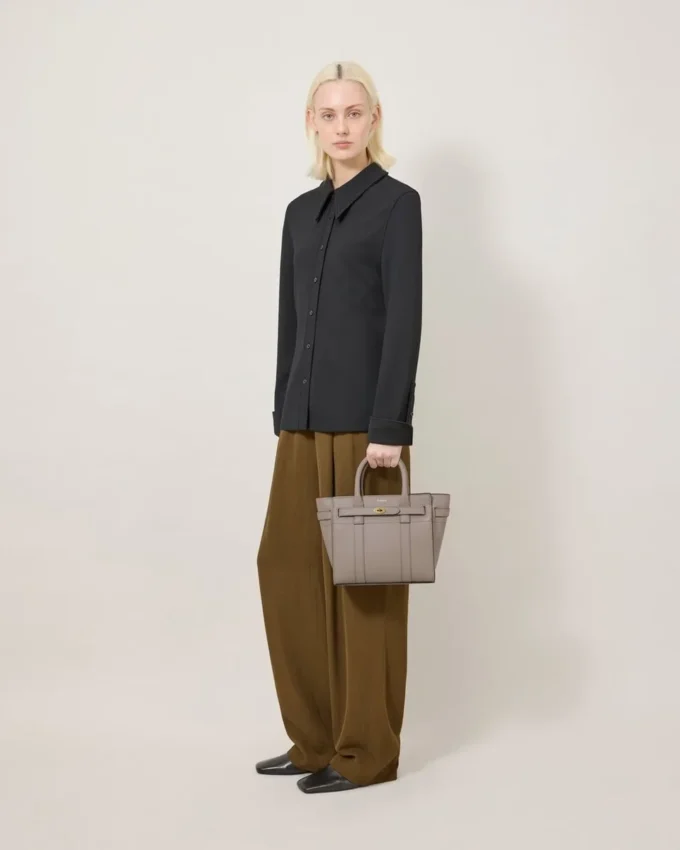 Mini Zipped Bayswater Cashmere Taupe Small Classic Grain Mini Zipped Bayswater Cashmere Taupe Small Classic Grain