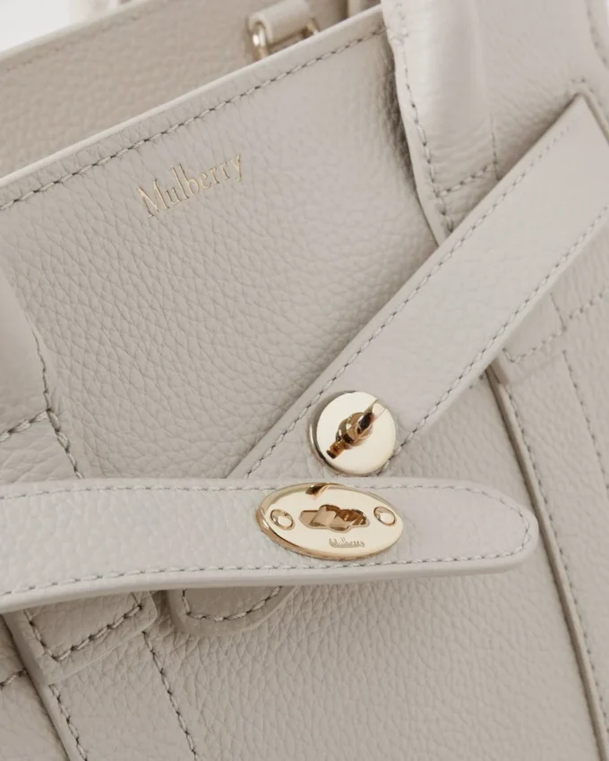 Mini Zipped Bayswater Chalk Small Classic Grain Mini Zipped Bayswater Chalk Small Classic Grain