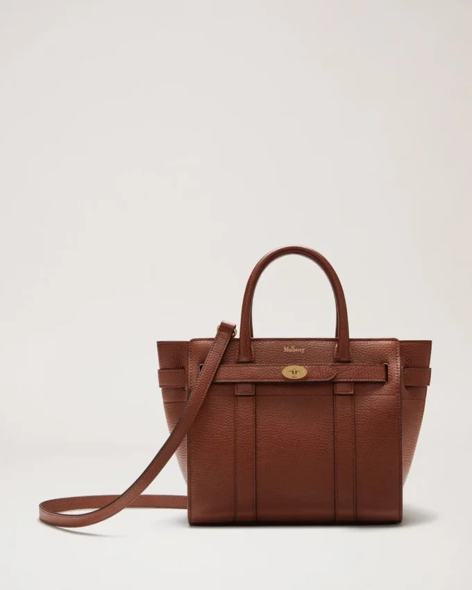 Mini Zipped Bayswater Oak Two-Tone Small Classic Grain