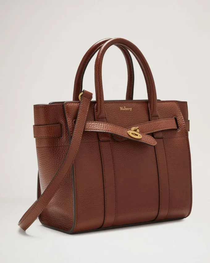 Mini Zipped Bayswater Oak Two-Tone Small Classic Grain