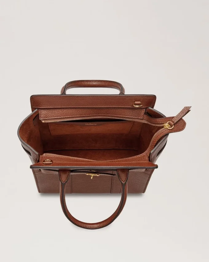 Mini Zipped Bayswater Oak Two-Tone Small Classic Grain