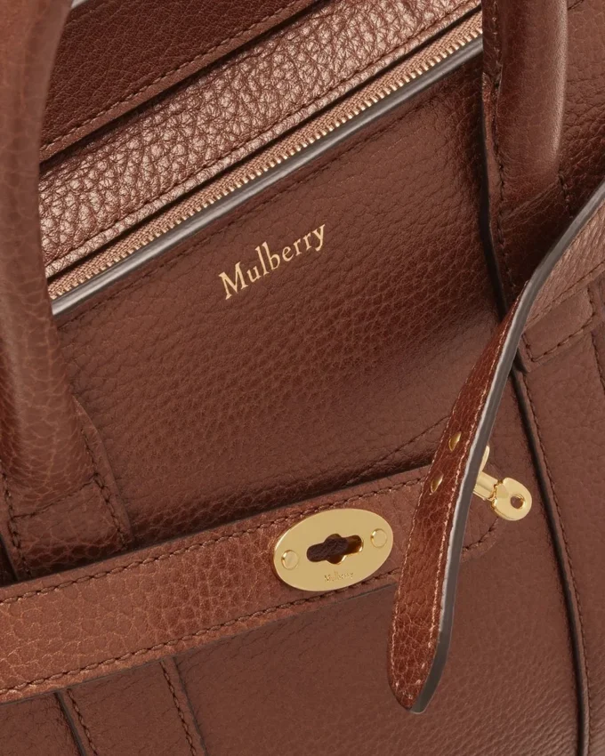 Mini Zipped Bayswater Oak Two-Tone Small Classic Grain