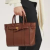 Mini Zipped Bayswater Oak Two-Tone Small Classic Grain