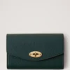 Mittlere Darley-Geldbörse in Mulberry Green mit Heavy Grain Mittlere Darley-Geldbörse in Mulberry Green mit Heavy Grain