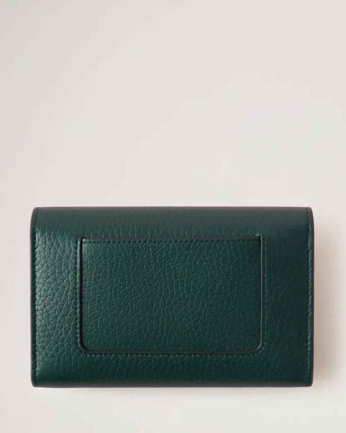 Mittlere Darley-Geldbörse in Mulberry Green mit Heavy Grain Mittlere Darley-Geldbörse in Mulberry Green mit Heavy Grain