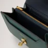 Mittlere Darley-Geldbörse in Mulberry Green mit Heavy Grain Mittlere Darley-Geldbörse in Mulberry Green mit Heavy Grain