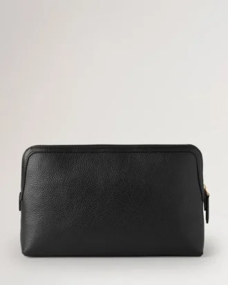 Mittlere Kosmetiktasche Schwarz Small Classic Grain
