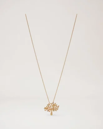 Mulberry-Baum-Halskette aus Messing und Swarovski-Kristall Mulberry-Baum-Halskette aus Messing und Swarovski-Kristall