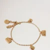Mulberry Charm-Armband aus vergoldetem Messing für Damen Mulberry Charm-Armband aus vergoldetem Messing für Damen