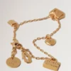 Mulberry Charm-Armband aus vergoldetem Messing für Damen Mulberry Charm-Armband aus vergoldetem Messing für Damen