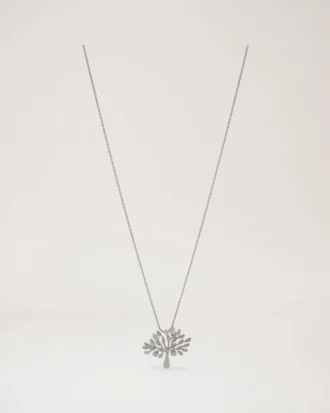 Mulberry-Halskette aus Sterlingsilber für Damen