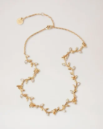 Mulberry-Halskette Gold Mischmaterial Damen