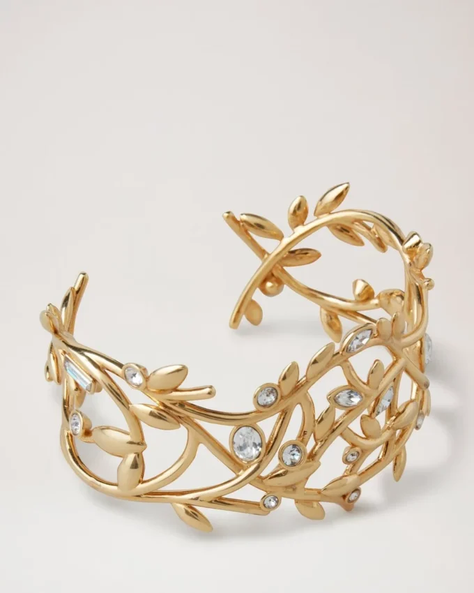 Mulberry Leaf Armreif Gold Mischmaterial