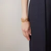Mulberry Leaf Armreif Gold Mischmaterial
