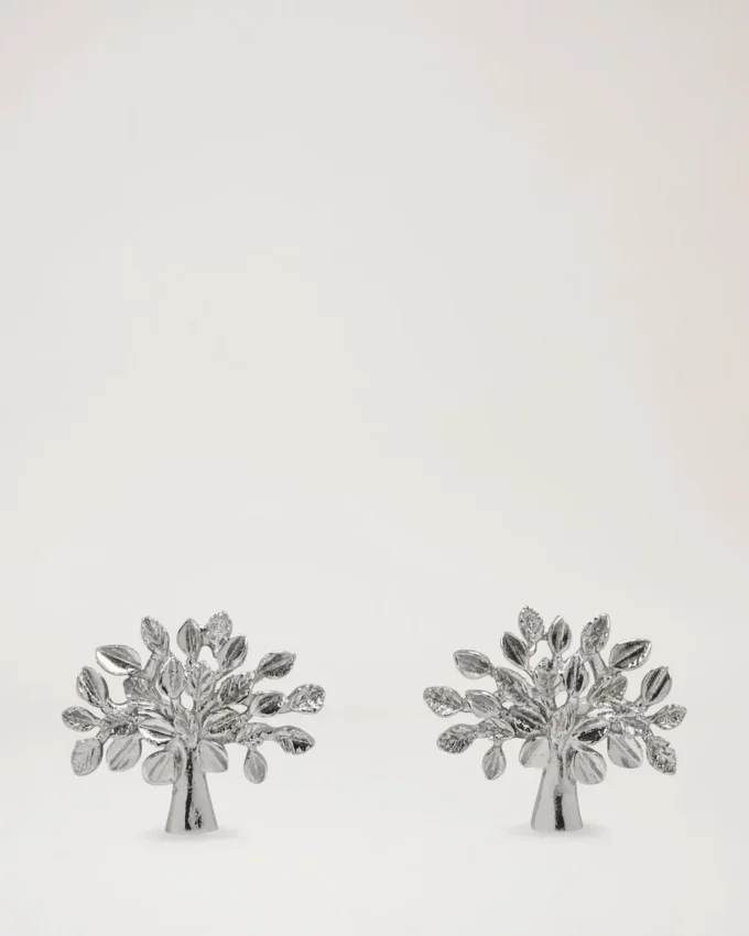 Mulberry-Ohrringe Silber Sterlingsilber Damen Mulberry-Ohrringe Silber Sterlingsilber Damen