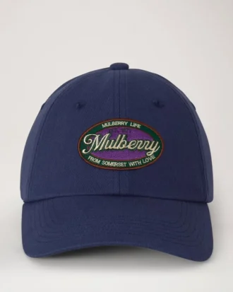 Mulberry Patch Baseballkappe Night Sky aus Baumwolle für Damen Mulberry Patch Baseballkappe Night Sky aus Baumwolle für Damen