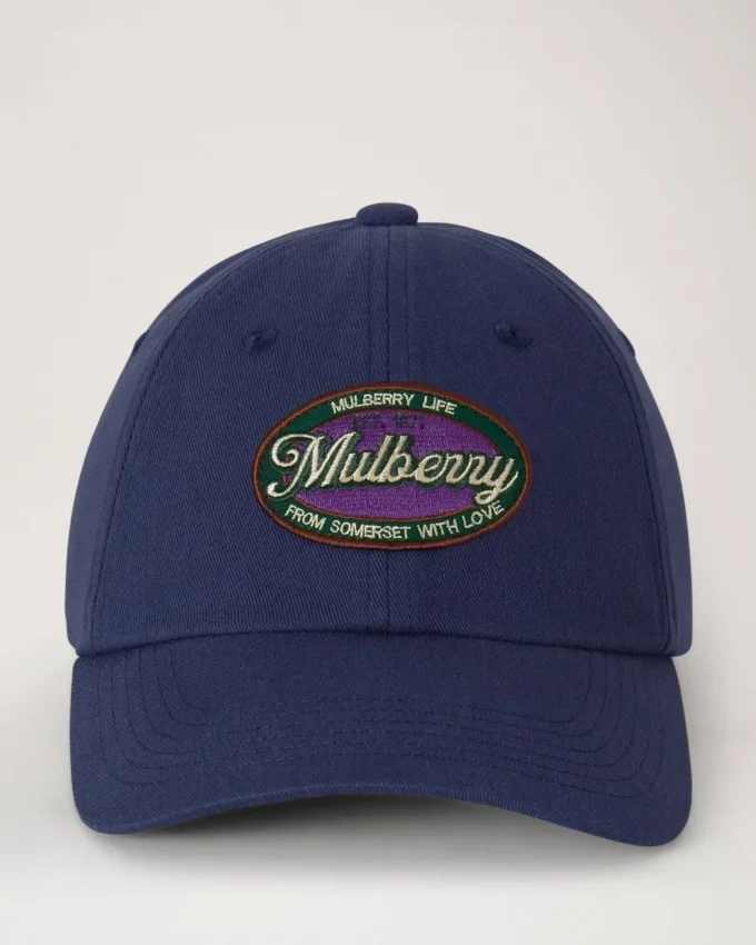 Mulberry Patch Baseballkappe Night Sky aus Baumwolle für Damen Mulberry Patch Baseballkappe Night Sky aus Baumwolle für Damen