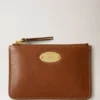 Mulberry-Plakette, kleine Münztasche mit Reißverschluss, Eiche Nvt, Damen Mulberry-Plakette, kleine Münztasche mit Reißverschluss, Eiche Nvt, Damen