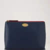 Mulberry Plaque Kosmetiktasche Night Sky & Coral Orange Small Classic Grain Mulberry Plaque Kosmetiktasche Night Sky & Coral Orange Small Classic Grain