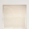 Mulberry-Quadrat Kaschmir Taupe Baumwoll-Seidenmischung Mulberry-Quadrat Kaschmir Taupe Baumwoll-Seidenmischung