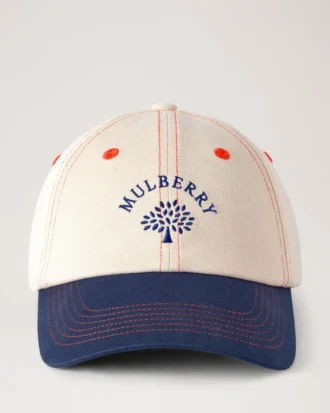 Mulberry Tree Baseballkappe – Colour Block Ecru & Night Sky Baumwolle Mulberry Tree Baseballkappe – Colour Block Ecru & Night Sky Baumwolle
