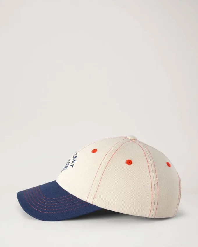 Mulberry Tree Baseballkappe – Colour Block Ecru & Night Sky Baumwolle