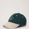 Mulberry Tree Baseballkappe – Colour Block Mulberry Green & Ecru Baumwolle Mulberry Tree Baseballkappe – Colour Block Mulberry Green & Ecru Baumwolle