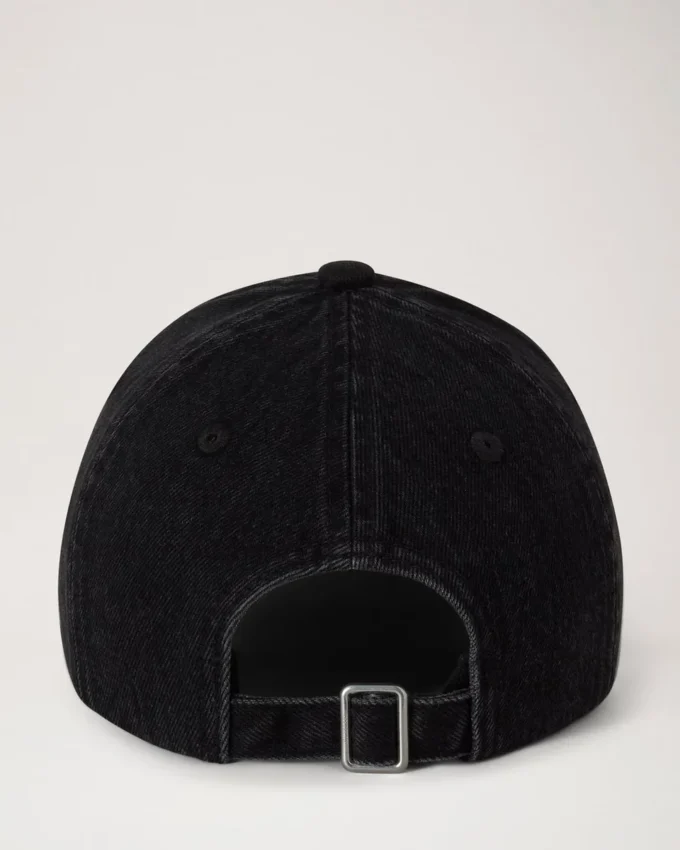 Mulberry Tree Baseballkappe – Denim gewaschene schwarze Denim-Baumwolle Mulberry Tree Baseballkappe – Denim gewaschene schwarze Denim-Baumwolle