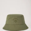 Mulberry Tree Bucket Hat Khaki Baumwolle Damen