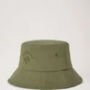 Mulberry Tree Bucket Hat Khaki Baumwolle Damen