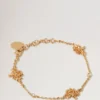 Mulberry Tree Charm-Armband aus vergoldetem Messing für Damen Mulberry Tree Charm-Armband aus vergoldetem Messing für Damen
