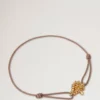 Mulberry Tree Kordelarmband Teak, Sterlingsilber & Kordel