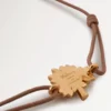 Mulberry Tree Kordelarmband Teak, Sterlingsilber & Kordel