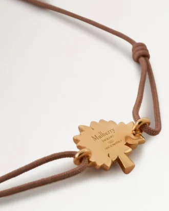 Mulberry Tree Kordelarmband Teak, Sterlingsilber & Kordel Mulberry Tree Kordelarmband Teak, Sterlingsilber & Kordel