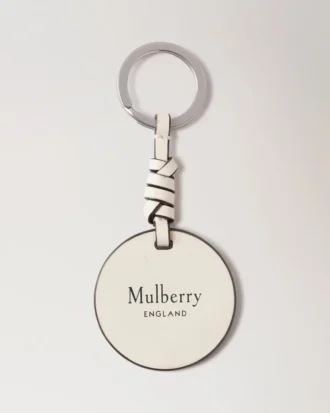 Mulberry Tree Leder-Schlüsselanhänger Mulberry Green & Eggshell Hochglanzleder Mulberry Tree Leder-Schlüsselanhänger Mulberry Green & Eggshell Hochglanzleder