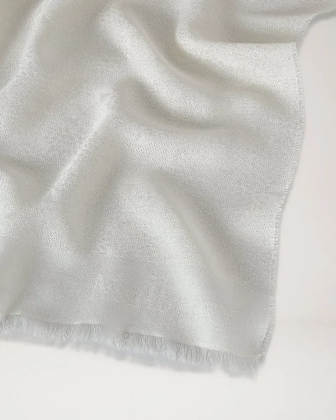Mulberry Tree Pashmina Creme Baumwollmischung Damen