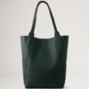North South Bayswater Tote Mulberry Green Heavy Grain North South Bayswater Tote Mulberry Green Heavy Grain