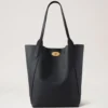 North South Bayswater Tote Schwarz Heavy Grain Damen North South Bayswater Tote Schwarz Heavy Grain Damen