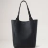 North South Bayswater Tote Schwarz Heavy Grain Damen North South Bayswater Tote Schwarz Heavy Grain Damen