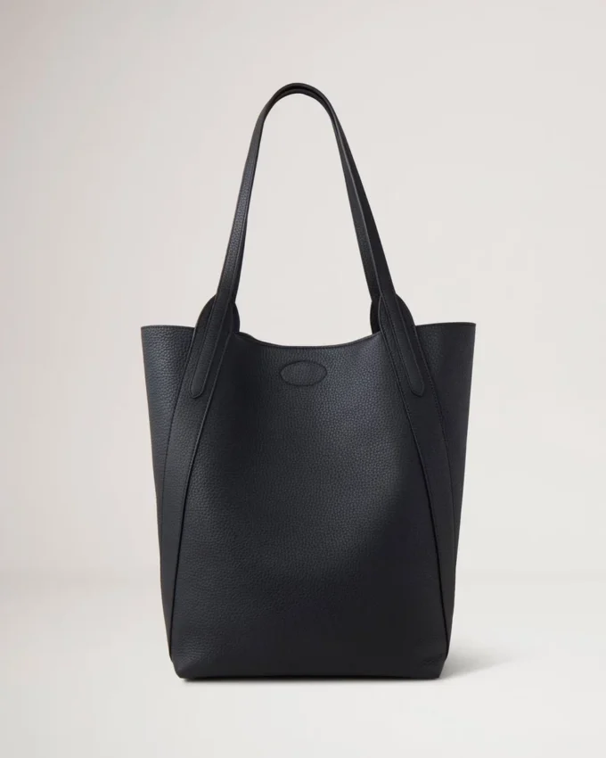 North South Bayswater Tote Schwarz Heavy Grain Damen North South Bayswater Tote Schwarz Heavy Grain Damen