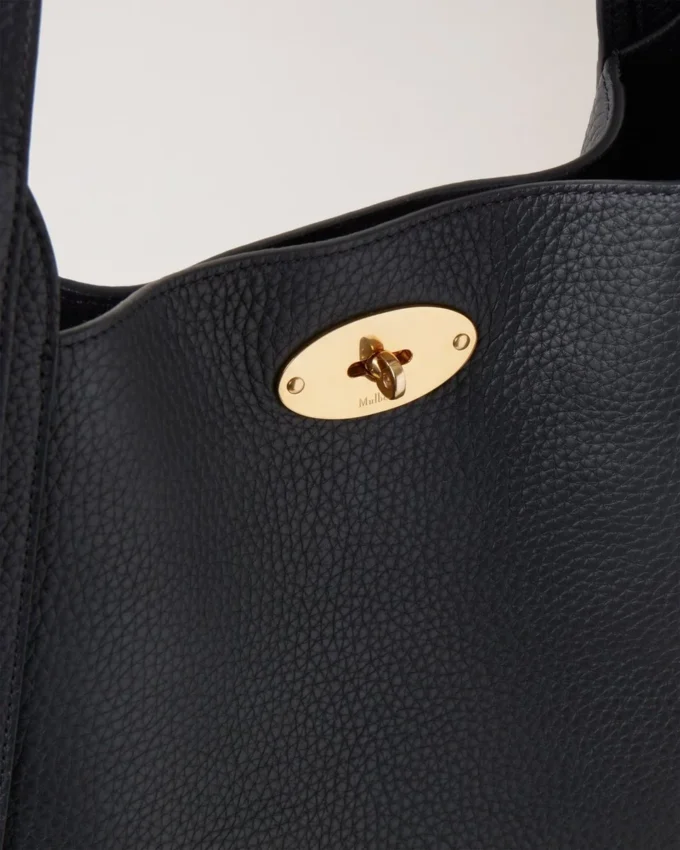 North South Bayswater Tote Schwarz Heavy Grain Damen North South Bayswater Tote Schwarz Heavy Grain Damen
