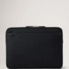 Nylon-Laptoptasche aus schwarzem Nylon für Damen